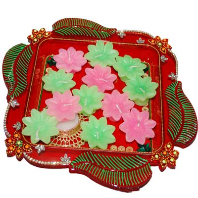 "Diwali Deep Tray - code12 - Click here to View more details about this Product